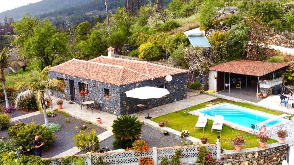 Climatized Pool Free Wifi Casa Rural Las Pareditas Tijarafe Exterior photo